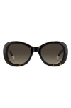 Shop Missoni 53mm Gradient Oval Sunglasses In Havana/brown Sf
