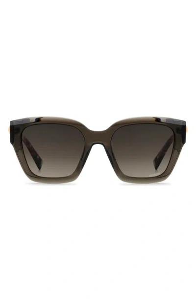 Missoni 53mm Gradient Square Sunglasses In Brown