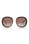 Missoni 53mm Round Sunglasses In Havana