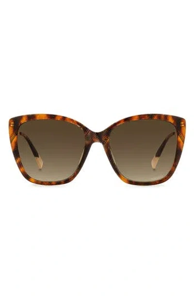 Missoni 57mm Square Sunglasses In Havana Pattern Pink