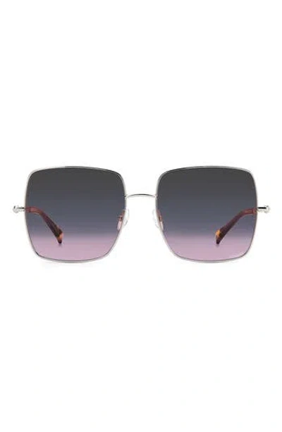 Missoni 58mm Square Oversize Sunglasses In Brown