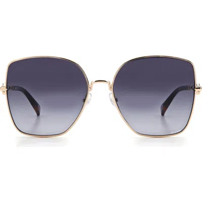 Missoni 59mm Oversize Gradient Square Sunglasses In Gold
