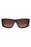 Missoni 60mm Gradient Rectangular Sunglasses In Brown