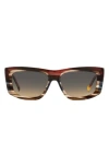 Missoni 60mm Gradient Rectangular Sunglasses In Brown