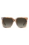 Missoni 60mm Gradient Square Sunglasses In Beige Pattern