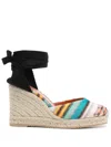 Missoni Espadrilles With Zig Zag Pattern In Neutrals