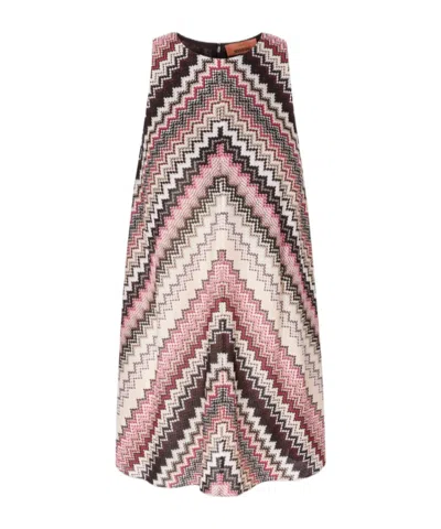 MISSONI MISSONI ZIGZAG SLEEVELESS DRESS