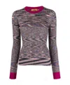 Missoni Abstract-pattern Cashmere-blend Jumper In Gray