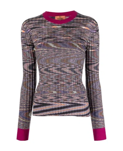 MISSONI ABSTRACT-PATTERN CASHMERE-BLEND JUMPER