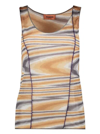 Missoni Abstract-pattern Top In Multicolor
