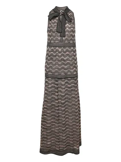Pre-owned Missoni Abstract-print Maxi Dress