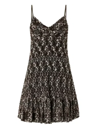 Missoni Abstract-print Mini Dress In Black
