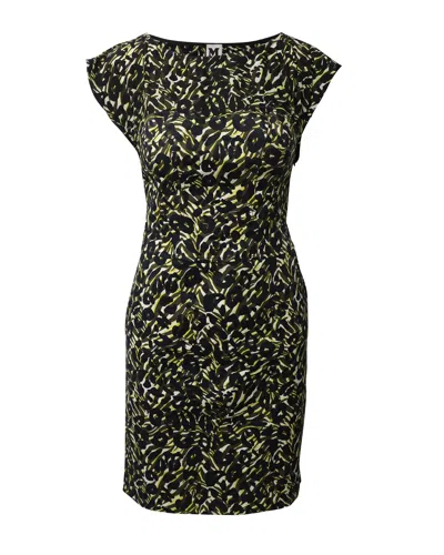 Missoni Abstract Print Sheath Dress In Multicolor Polyester
