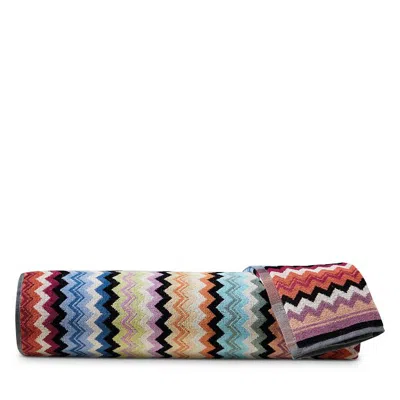 Missoni Adam Cotton Bath Sheet In Arancio Multi