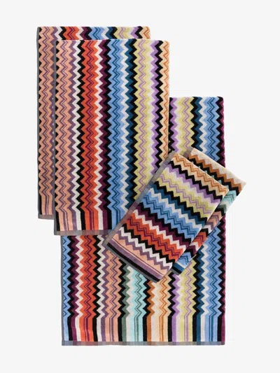 Missoni Adam Cotton Towels (set Of 5) In Orange