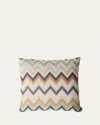 Missoni Agadir 20" Pillow In 159-arancio Multi.