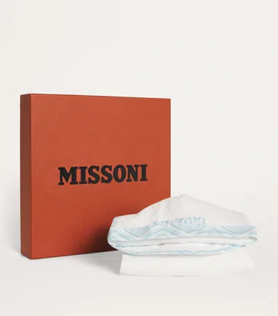 Missoni All-in-one, Hat And Bib Set (0-12 Months) In Blue