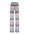 Missoni Wide-leg Trousers In All-over Print