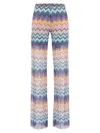 Missoni Wide-leg Trousers In All-over Print