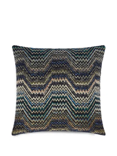 Missoni Amalfi Zigzag-woven Cushion In Multi