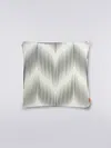 Missoni Ande 40x40 Cm Cushion With Faded Chevron In Black,white