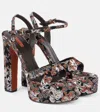Missoni Angela Raschel Lamé Platform Sandals