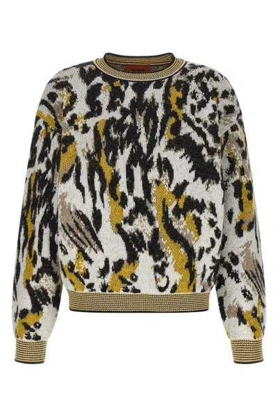 MISSONI ANIMALIER MOTIF SWEATER