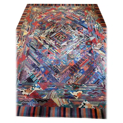 Pre-owned Missoni Antares Rug Italy 1980 Signature In Gray