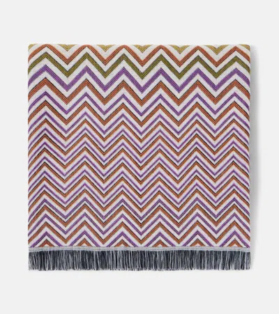 Missoni Antwan Fringed Wool-blend Throw In Multi
