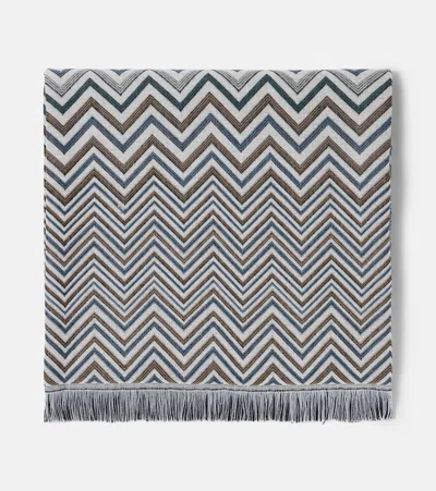 Missoni Antwan Fringed Wool-blend Throw In Multi