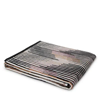 Missoni Arpeggio Bath Towel In Brown/white