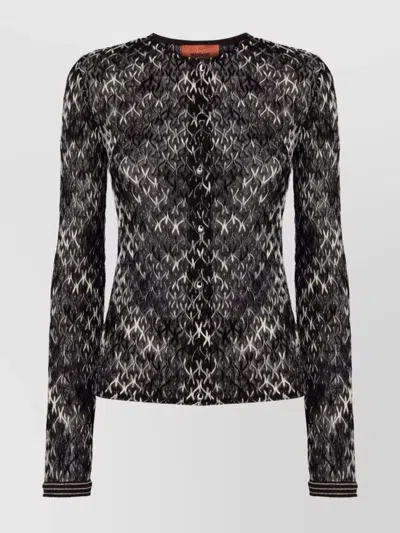 MISSONI ARTISANAL KNIT CARDIGAN UNIQUE CONSTRUCTION