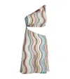 Missoni Asymmetric Cut-out Mini Dress