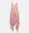 Missoni Microshade Long Cover Up In Pink In Pink