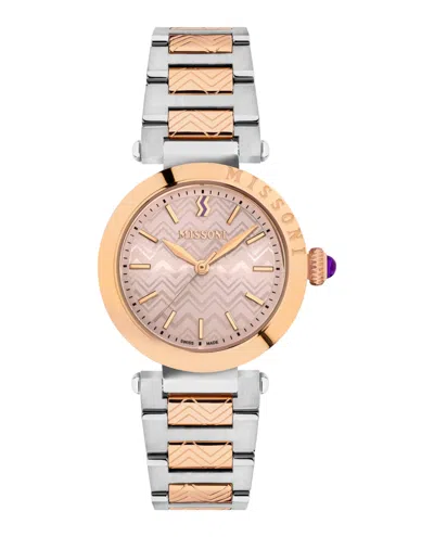 Missoni Atelier Bracelet Watch In Sapphire