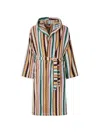 Missoni Aura Chevron-pattern Hooded Bathrobe In Multi