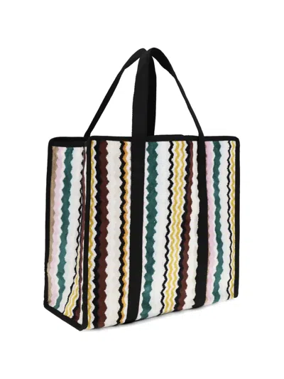 Missoni Aura Zigzag-print Tote Bag In Multi