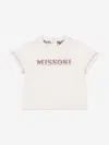 Missoni Baby Boys Logo T-shirt In Pink