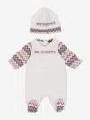 Missoni Baby Boys Zigzag Babygrow Set In White
