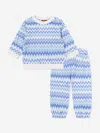 Missoni Baby Boys Zigzag Tracksuit In Blue