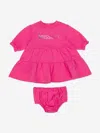 Missoni Baby Girls Jersey Dress With Knickers In Pink