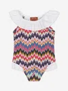 Missoni Baby Girls Zigzag Swimsuit In Multi