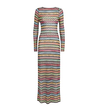 Missoni Backless Zigzag Maxi Dress