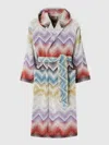 Missoni Marea Cotton Hooded Bathrobe