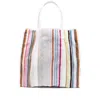 Missoni Striped Towelling Tote Bag In White