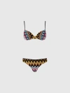 Missoni Balconette-bikini Aus Lamé-viskose-spitze In Multicoloured