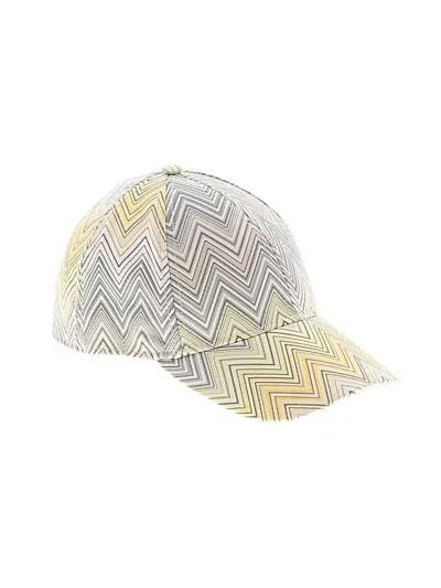 Missoni Baseball Cap In Gray