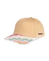 Missoni Baseball Cap In Brown