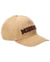Missoni Baseball Hat In Brown