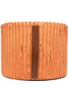 Missoni Basel Cylinder Pouf In Orange